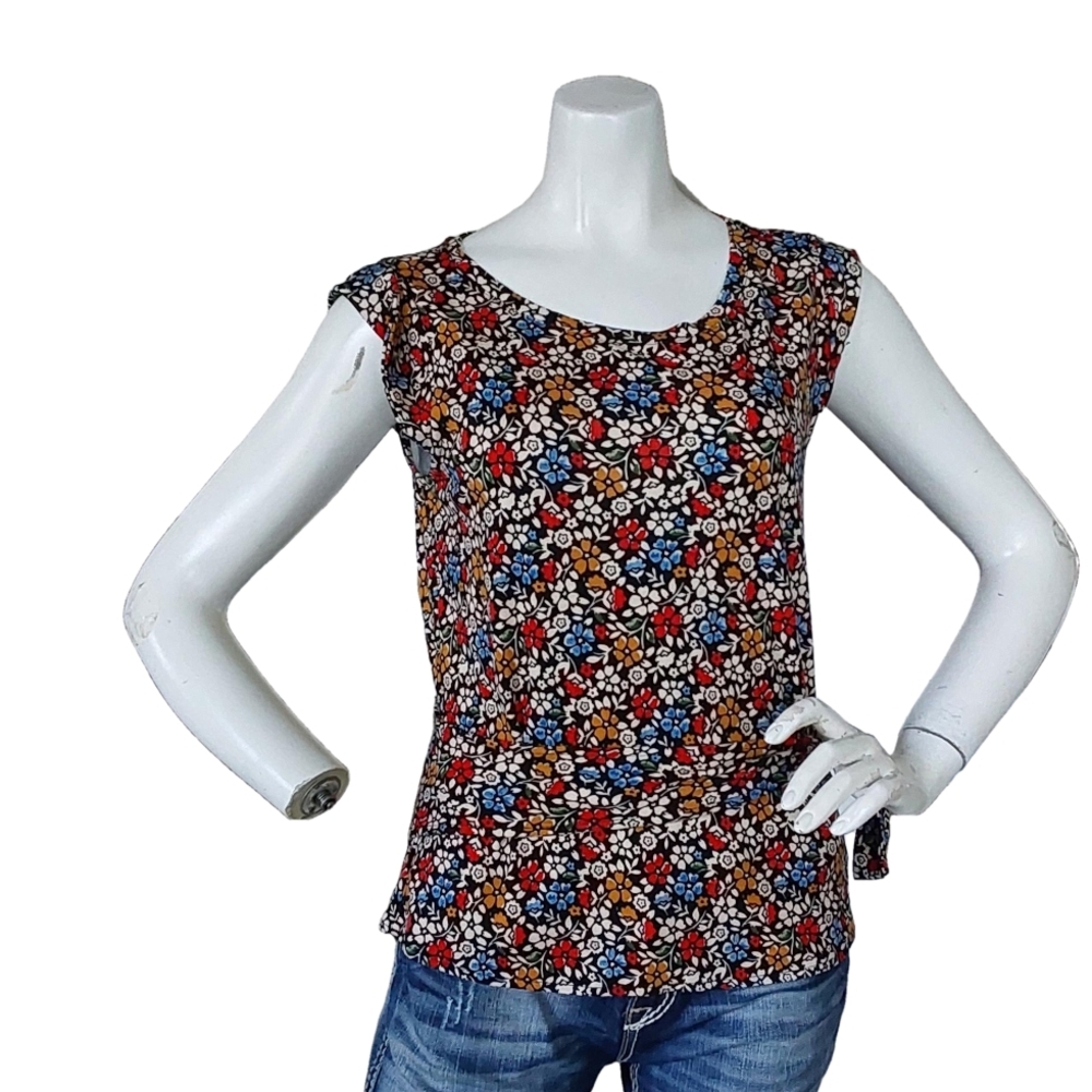 Maeve‎ For Anthropologie Floral Sleeveless Top - Multicolor Size Small